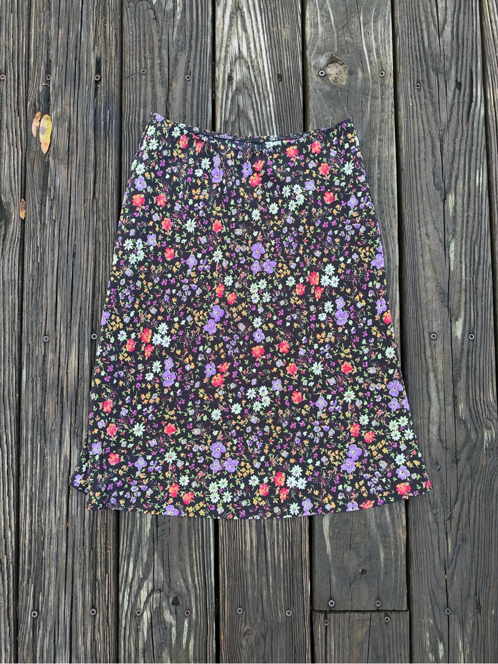 90s Vintage Cue Floral Skirt